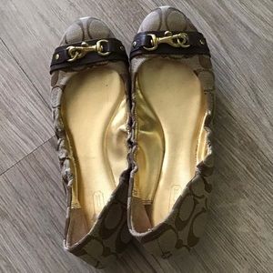 Coach ballet flats